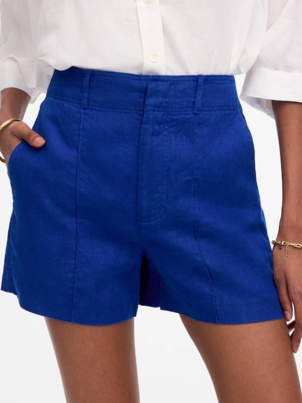 Madewell Linen Trouser Shorts - Picture 3 of 9